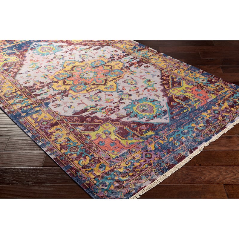Hand-Knotted Ordnance Wool Area Rug - 8' x 11'
