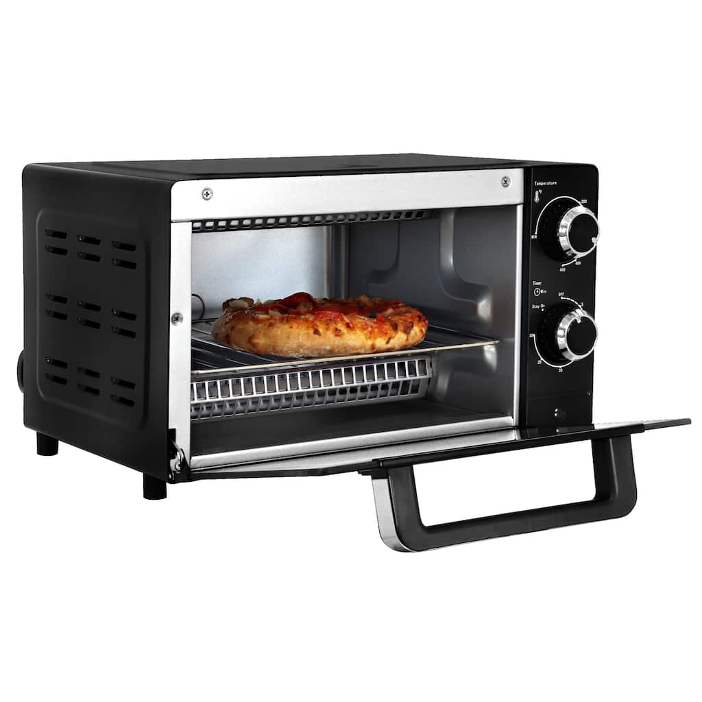 Total Chef 4-Slice Toaster Oven, 1000 Watts