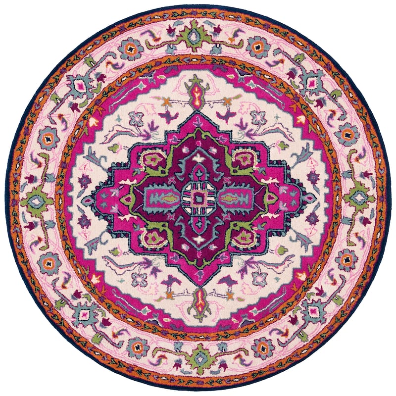 SAFAVIEH Handmade Bellagio Mayuko Modern Oriental Wool Rug