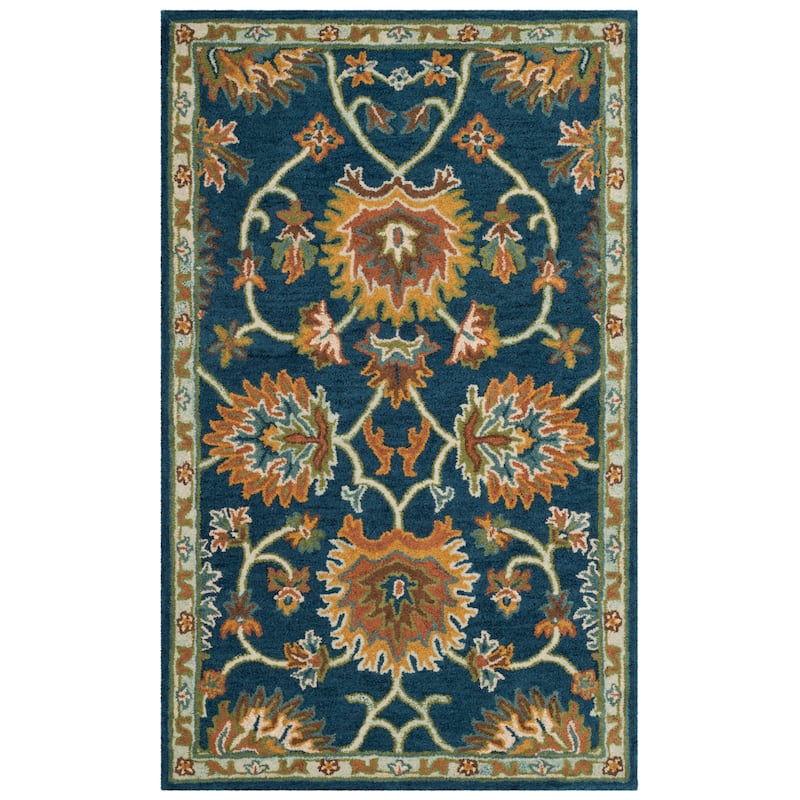 SAFAVIEH Handmade Heritage Boat Traditional Oriental Wool Rug