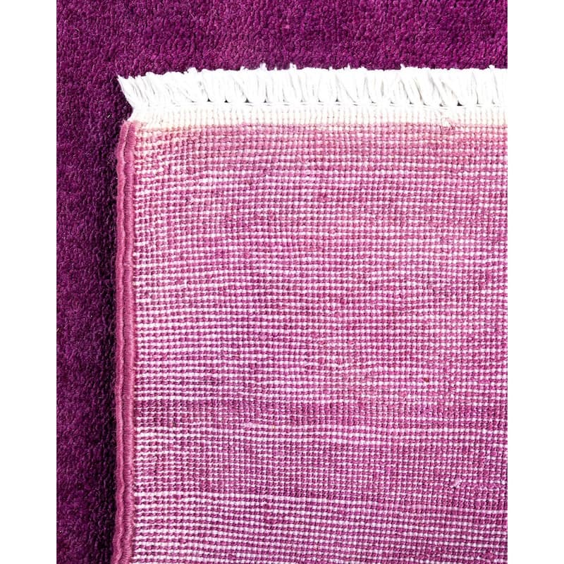 Vibrance One-of-a-Kind Hand-Knotted Runner Rug - Pink, 2' 7" x 13' 9" - 2' 7" x 13' 9"