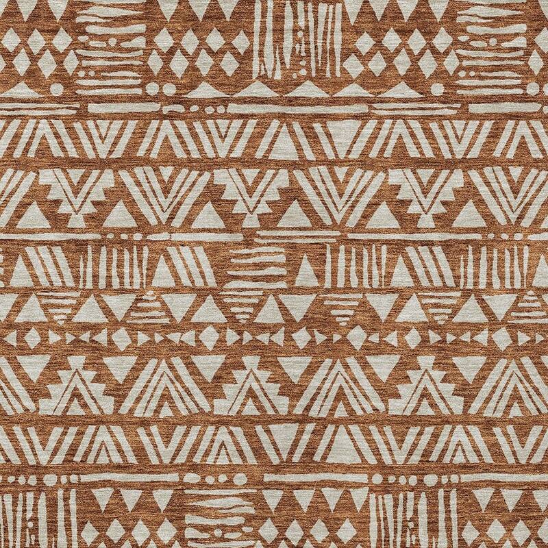 HomeRoots Southwestern Transitional Rectangle Outdoor Rug