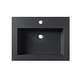 preview thumbnail 17 of 69, Dowell 18" FTB Resin Bathroom Vanity Basin 24Wx18Dx6H - Black