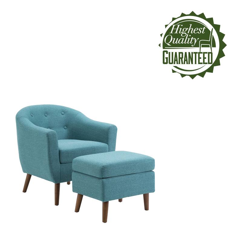 Carson Carrington Junsele Linen Upholstery Club Accent Chair