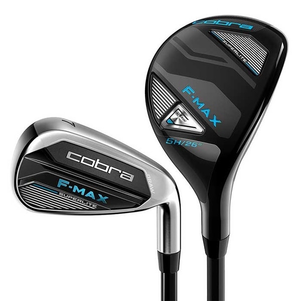 New Cobra F-MAX Superlite Ladies Hybrid / Iron Combo Set 5H, 6H, 7-PW, SW RH. Opens flyout.