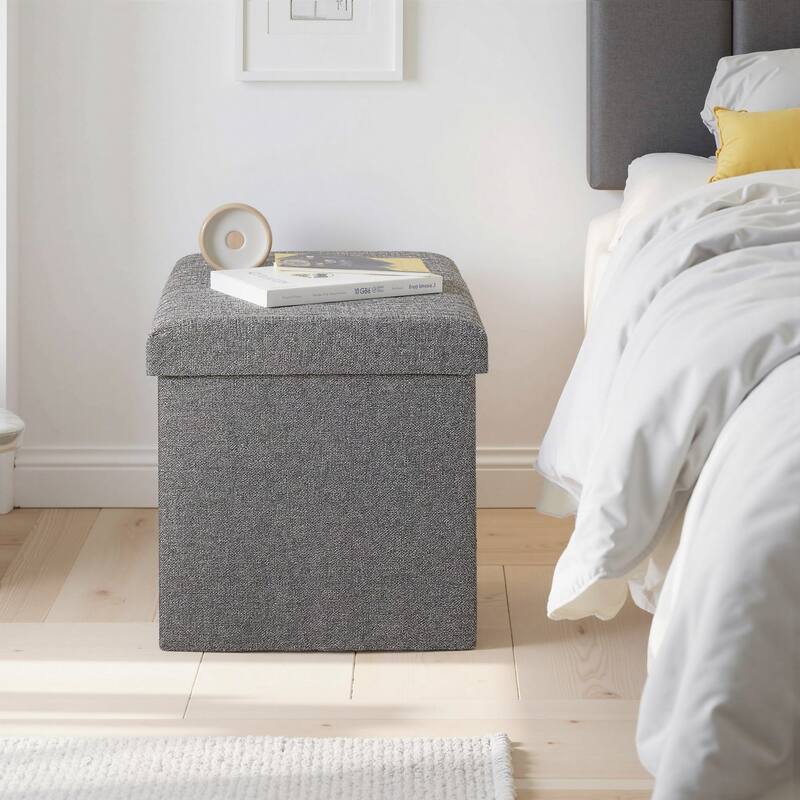 Ottoman Storage Ottoman Footrest Stool Small Ottoman with Storage Foldable Ottoman Foot Rest Footstool Bench