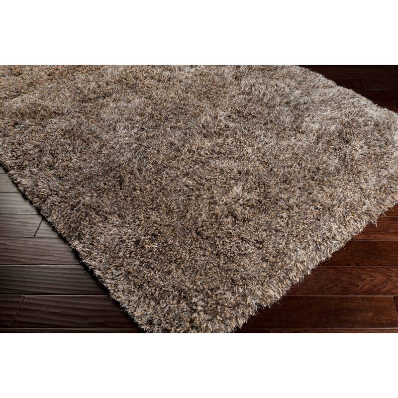 The Curated Nomad Baden Hand-woven Wool Soft Shag Area Rug