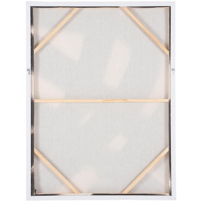 SAFAVIEH Laureta Modern Motion 30 x 40 Framed Linen Canvas Wall Art - 28.9 In. W x 0.03 In. D x 38.9 In. H