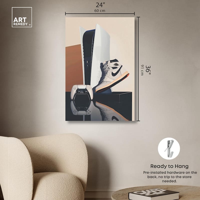 Stylish Gamer Canvas by Art Remedy, Gallery Wrapped