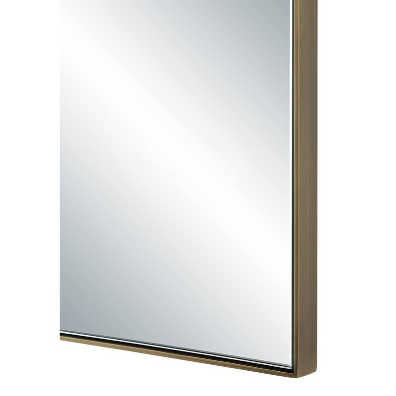 Renwil Neem 36" H x 24" W Wall Mirror, Yellow