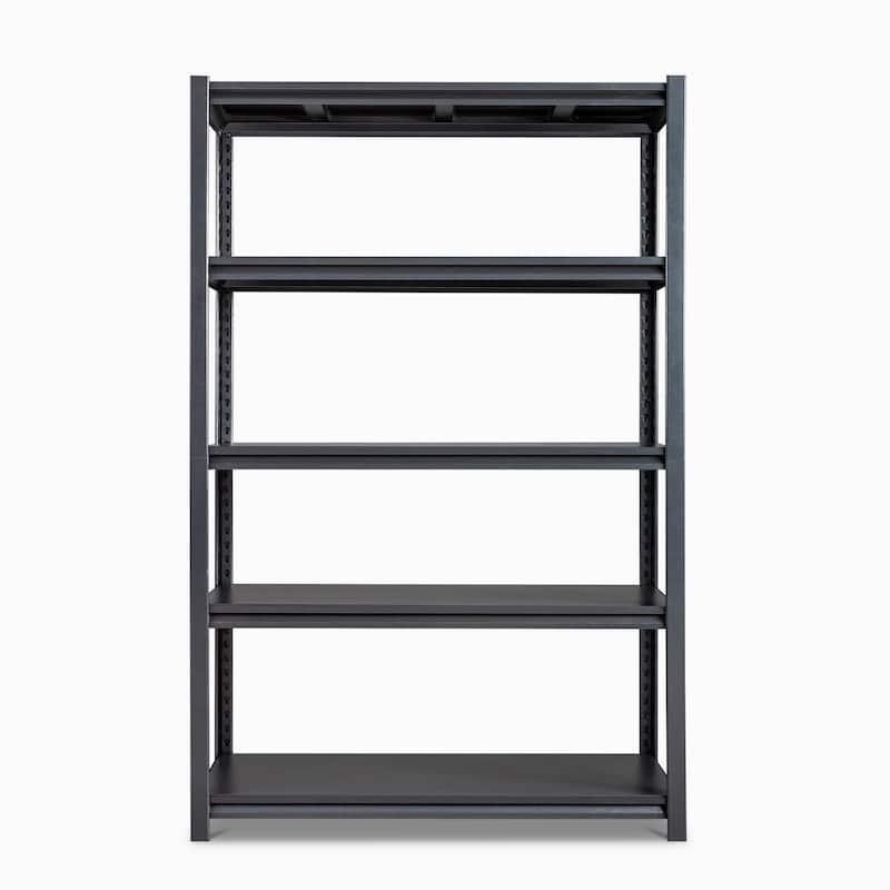 Versatile 5-Tier Metal Storage Rack for Tools Equipment Pantry Items or Warehouse Organization - (78 x 47.2 x 18) in
