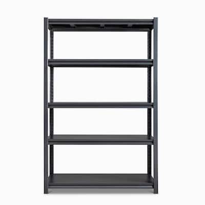 Versatile 5-Tier Metal Storage Rack for Tools Equipment Pantry Items or Warehouse Organization - (78 x 47.2 x 18) in