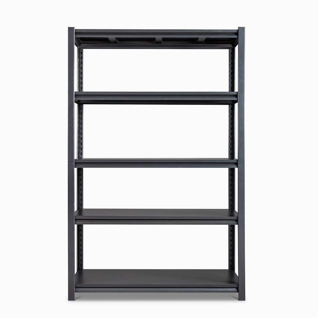 Versatile 5-Tier Metal Storage Rack for Tools Equipment Pantry Items or Warehouse Organization - (78 x 47.2 x 18) in