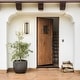 preview thumbnail 25 of 23, Rennnsan Modern Black Rectangular Linear LED Outdoor Wall Lights/Sconce Lighting
