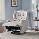 preview thumbnail 5 of 44, Mohaven Contemporary Tufted Wingback Swivel Recliner by Christopher Knight Home