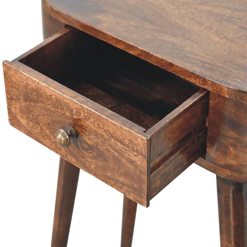 Artisan Furniture Solid Wood Mini Albion California Walnut Bedside