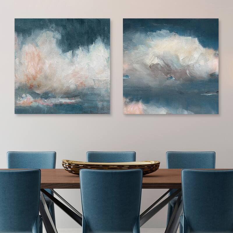Cloud Abstraction I-II by Bill Maeves Canvas Art Prints