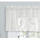 preview thumbnail 16 of 14, Isabella Lace Elegant Rod Pocket W Header Kitchen Curtains - Tier, Swag Pair and Tailored Valance (Sold Separately)
