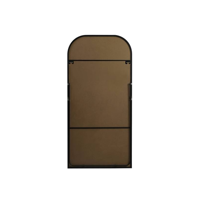 Indigo Home Metal Frame Arch Full Length Mirror 35x72 Inch