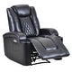 preview thumbnail 11 of 38, Power Motion Recliner with USB Charge Port and Cup Holder -PU Lounge chair for Living Room