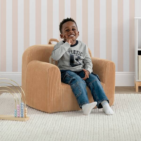 slide 2 of 10, Ribbed Velour Chair - Greenguard Gold Certified