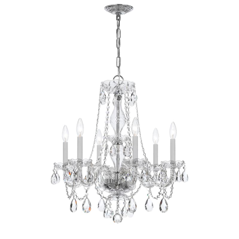 Crystorama Lighting Group 5086-CL-I Traditional Crystal 6 Light 23"