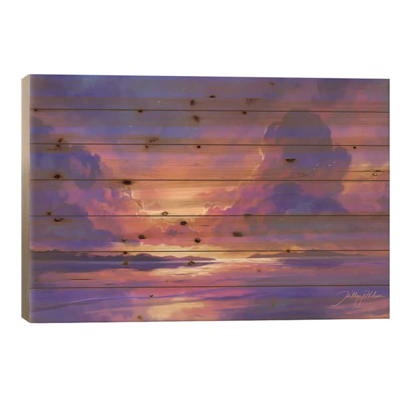 Hillary D Wilson IV Print On Wood by Hillary D Wilson - Multi-Color - 26x40x1.5