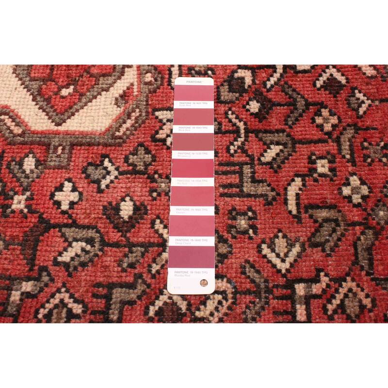 ECARPETGALLERY Hand-knotted Konya Anatolian Red Wool Rug - 4'10 x 9'5