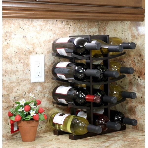 Espresso wine rack deals