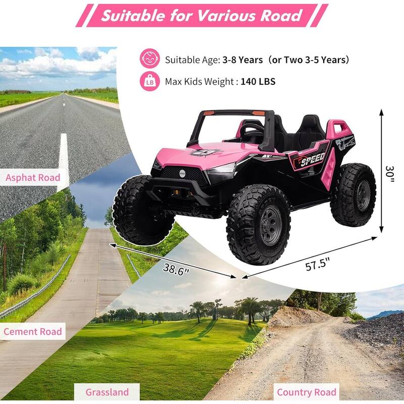 2 Seats Ride On UTV with Remote Control