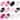 Touched by Nature Toddler Girl Organic Cotton Socks with Non-Skid Gripper for Fall Resistance, Pink Black
