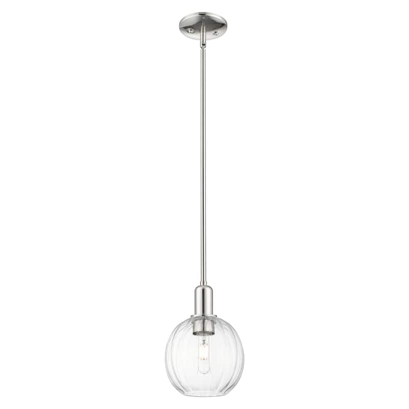 Innovations Lighting Downtown Urban - Preston - 1 Light 7" Globe Shade Stem Hung Mini Pendant