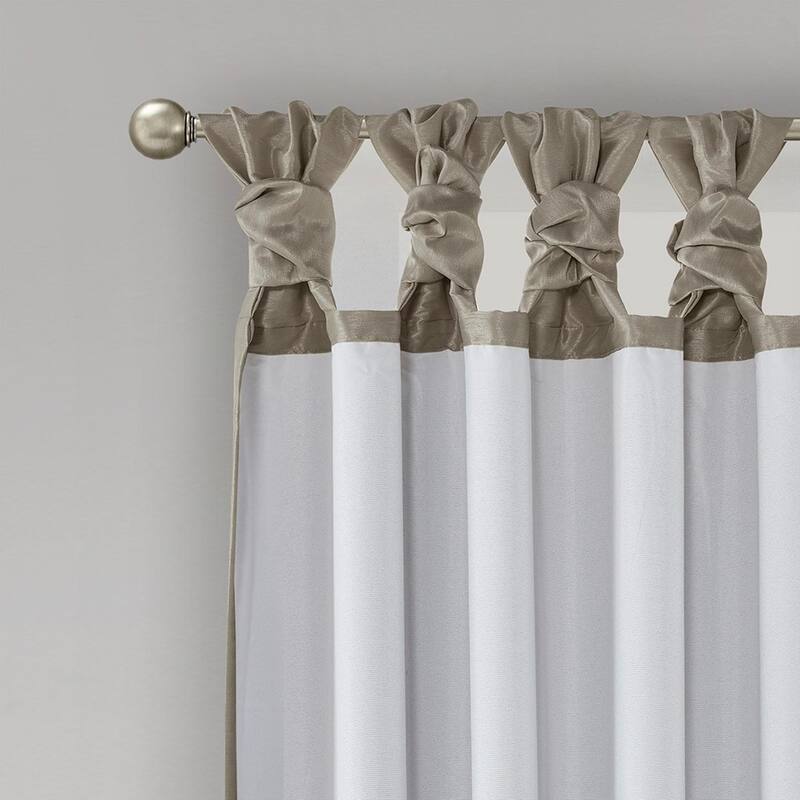 Twist Tab Total Blackout Window Curtain Panel
