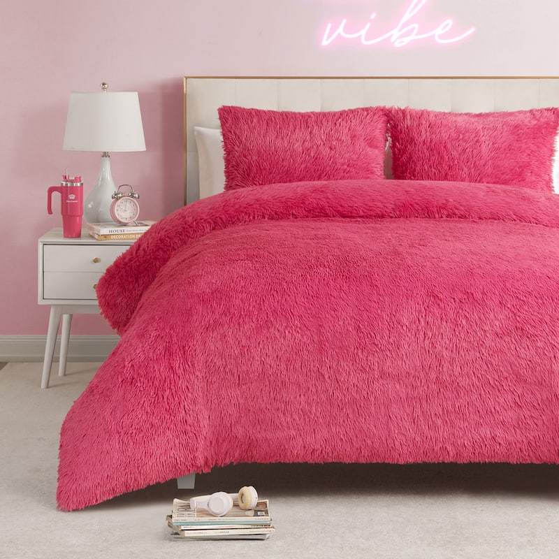 Juicy Couture Shaggy Comforter Sets with Shams
