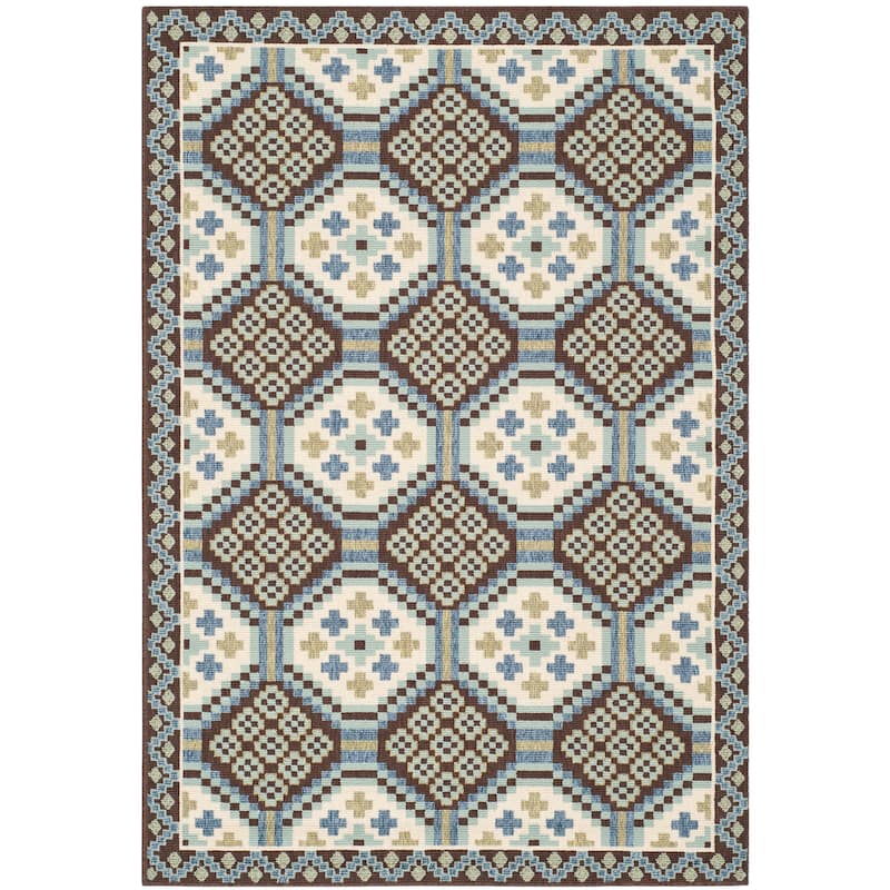 SAFAVIEH Veranda Paquita Indoor/ Outdoor Waterproof Patio Backyard Rug