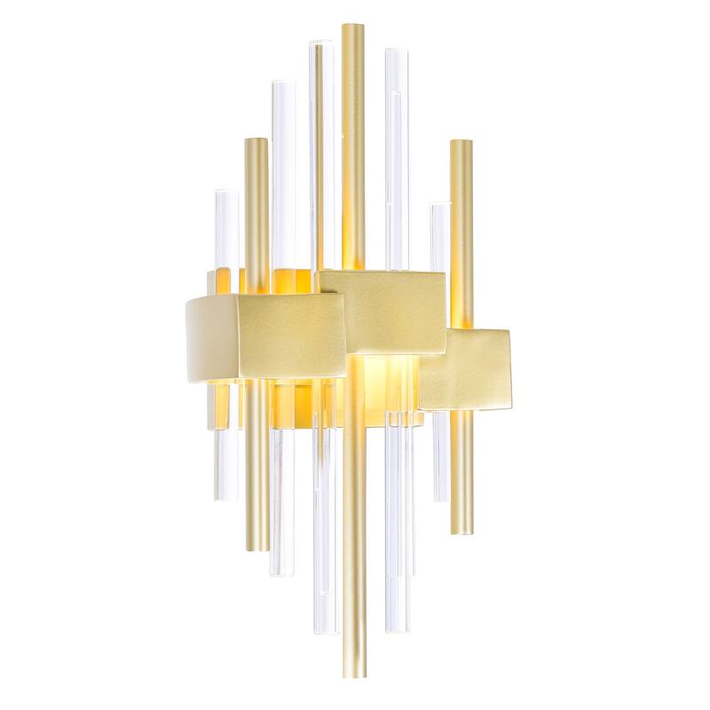 Millipede 7 in LED Satin Gold Wall Sconce - Satin Gold