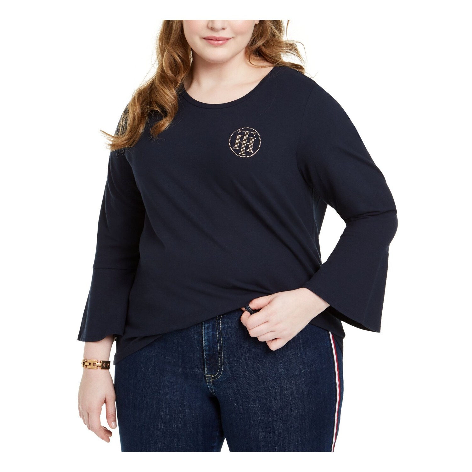 tommy hilfiger navy shirt