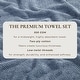 preview thumbnail 142 of 174, Linery & Co. Luxury Cotton Textured Bath Towel.