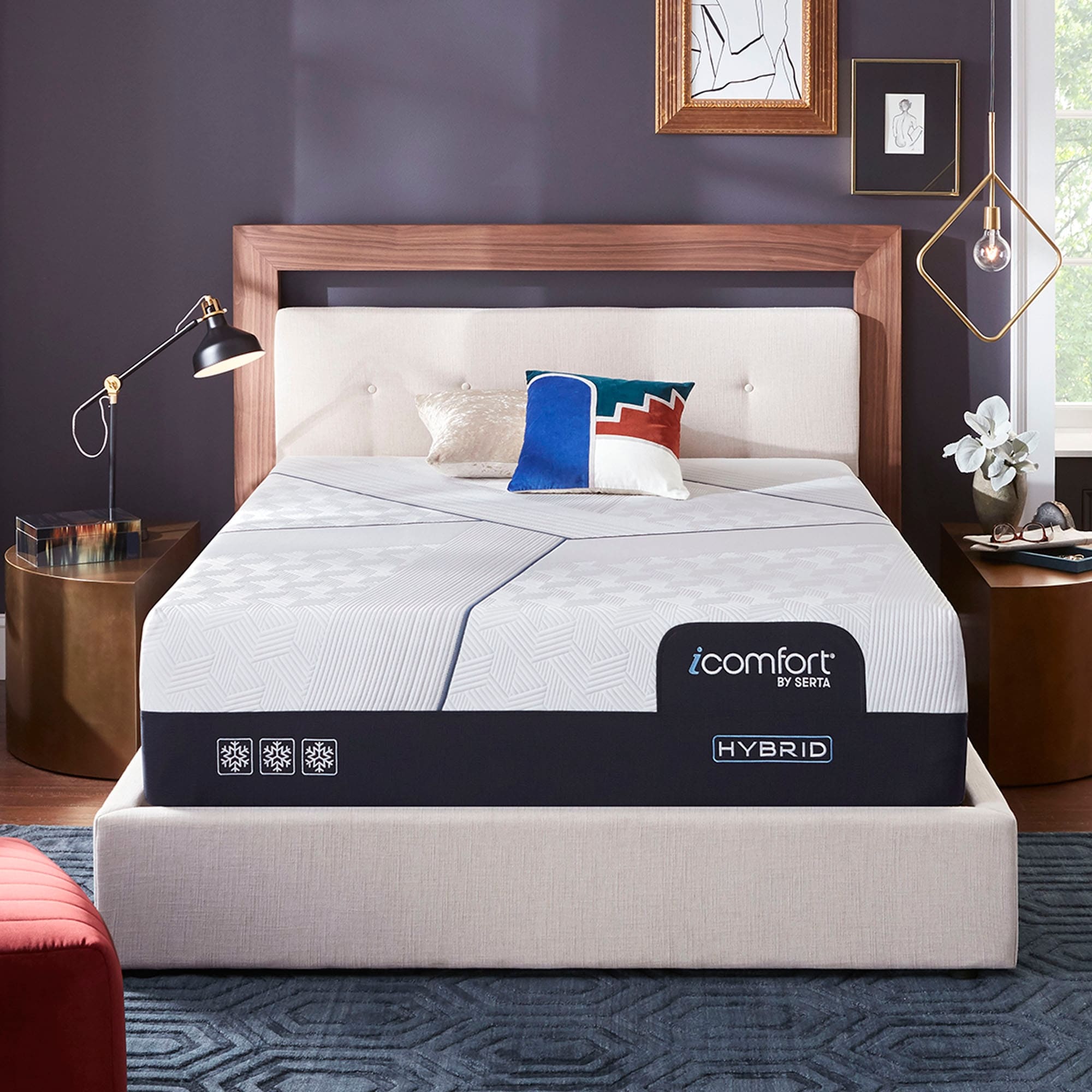 Shop Serta Icomfort Cf 4000 14 Inch Hybrid Mattress Overstock