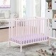 preview thumbnail 21 of 23, Suite Bebe Palmer Mini Crib With Mattress Pad Pink