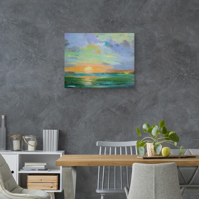 Sherbert Sunset by Alexi Fine Canvas Art Print