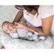 preview thumbnail 2 of 4, Pastel Rainbow Collection Nursing Breastfeeding Pillow Cover Case (Pillow Not Included) - Blush Pink Purple Teal Blue and White