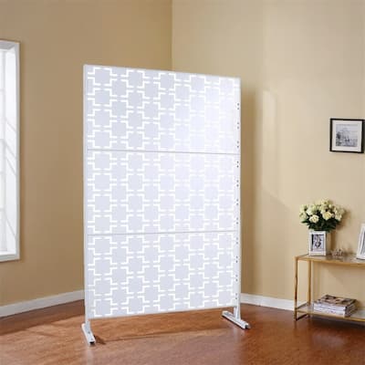 Outdoor & Indoor Privacy Screen Metal Privacy Screen 76" H×48" W