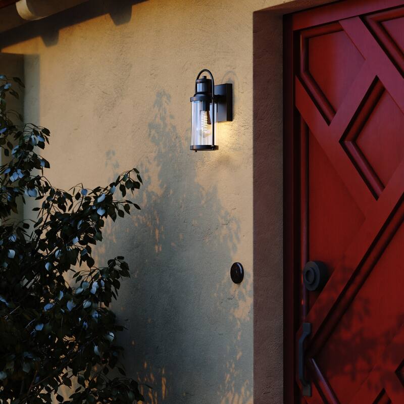 Vaxcel Lighting T0737 Winfield 12" Tall Outdoor Wall Sconce with Clear