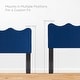 preview thumbnail 17 of 65, Athena Performance Velvet King/California King Headboard