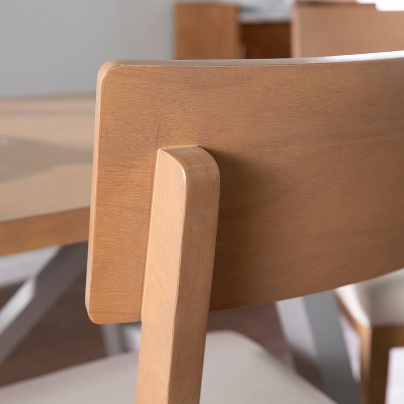 SEI Furniture Hepner Natural Wood Dining Chairs (Set of 2)