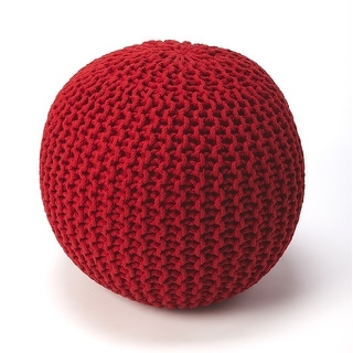 Pincushion Woven Pouf