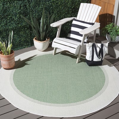 SAFAVIEH Bermuda George Geometric Indoor/Outdoor Waterproof Rug