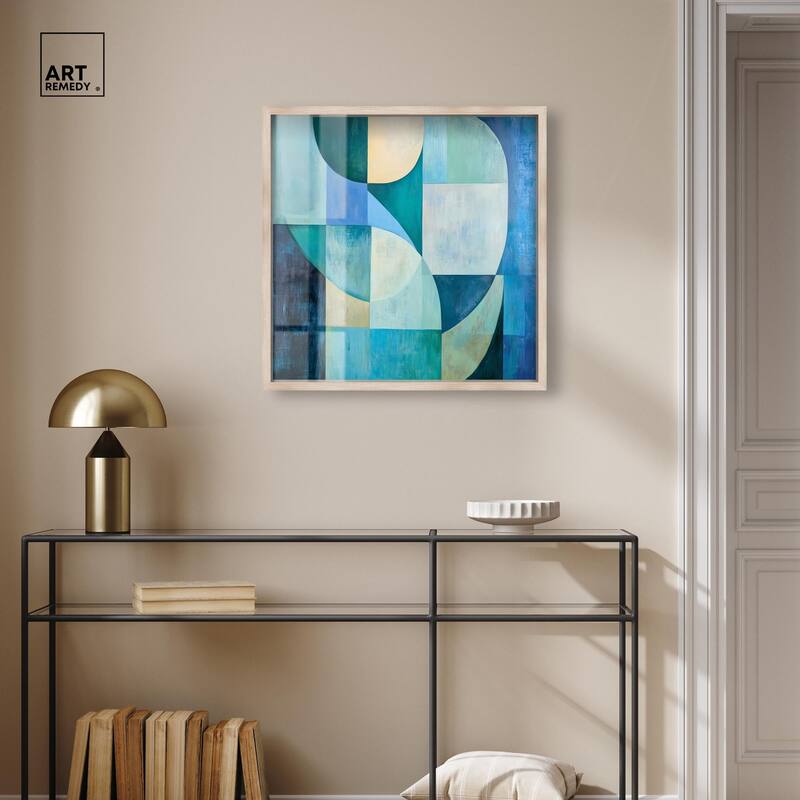 Color Blocks I Shadowbox by Art Remedy