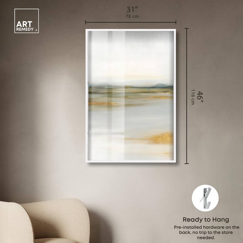 Misty Expanse I Shadowbox by Art Remedy